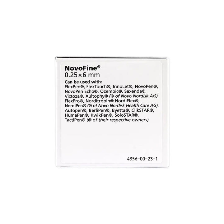 17472-Novofine Pen Needles 6mmx31G-100pcs +2