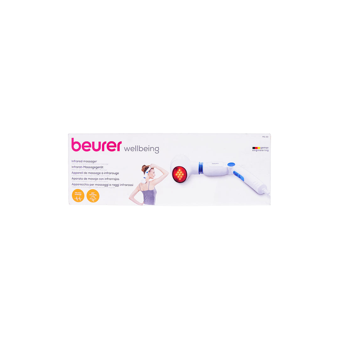 17483-Beurer Infrared 180 Massager+4 Attachments-MG40 +3