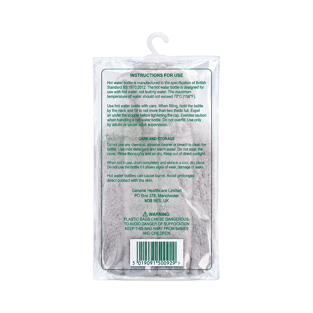 17508-Issac Hot Water Bag With Cover 2000ml +2
