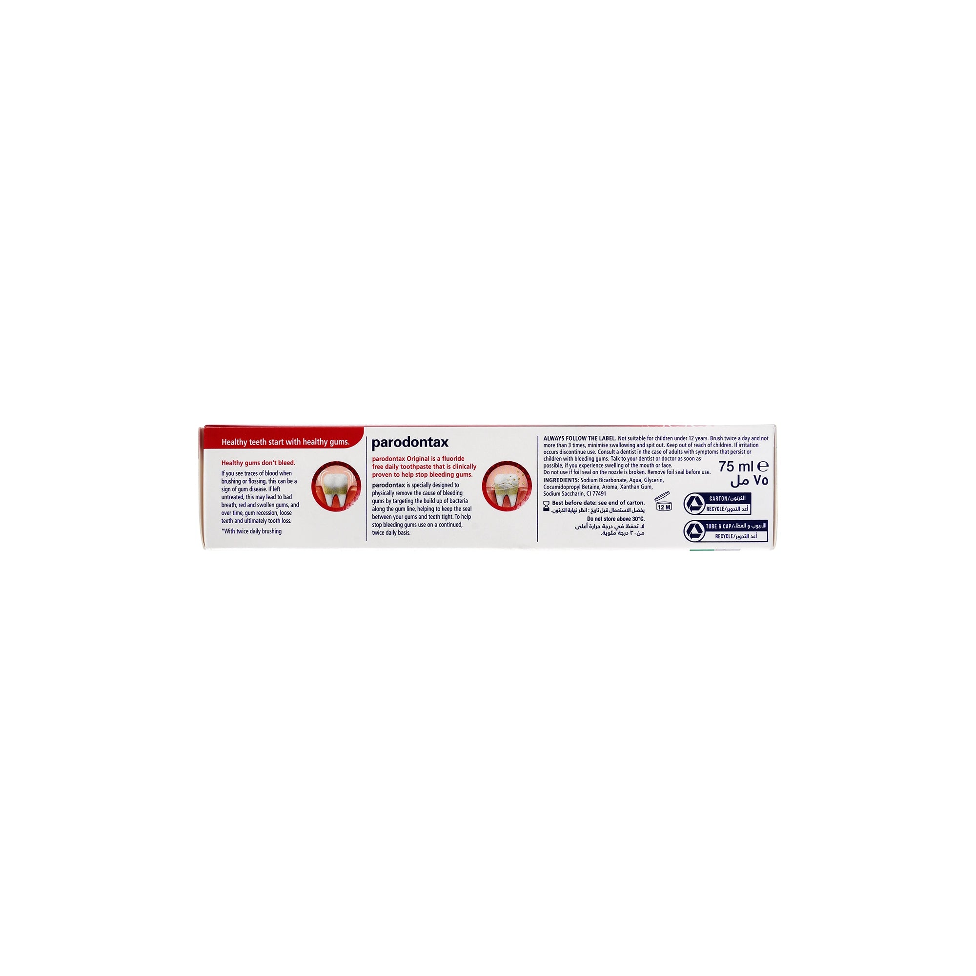 Parodontax Original Toothpaste 75ml-GS302