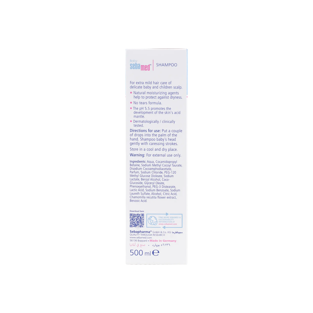 17519-Sebamed Baby Shampoo Pump 500ml +1