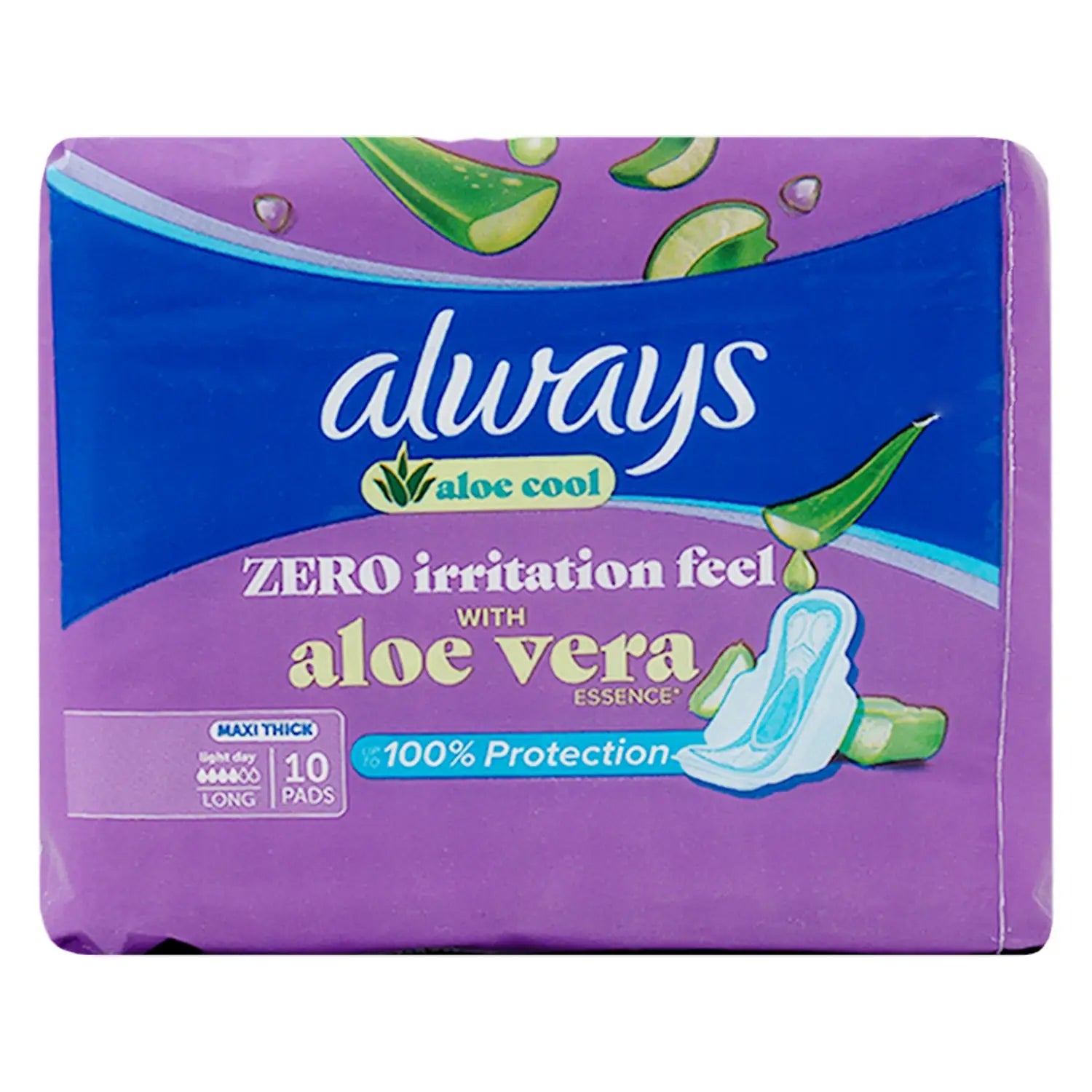 Always Aloe Cool Maxi Thick Long 10Pads-0397