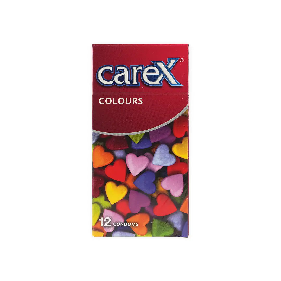 17682-Carex Colours Condoms 12pcs