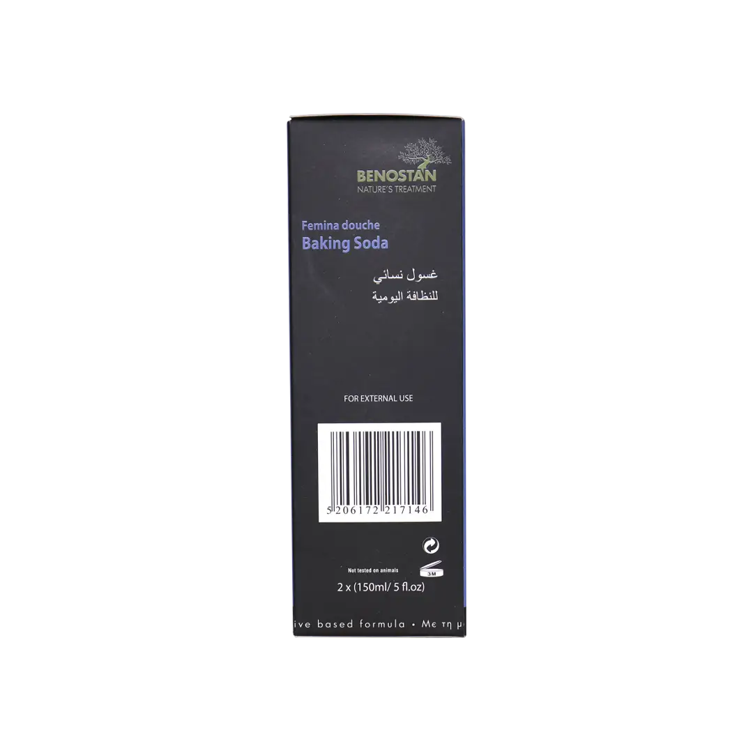 17731-Benostan Femina Baking Soda Douche 2x150ml +5