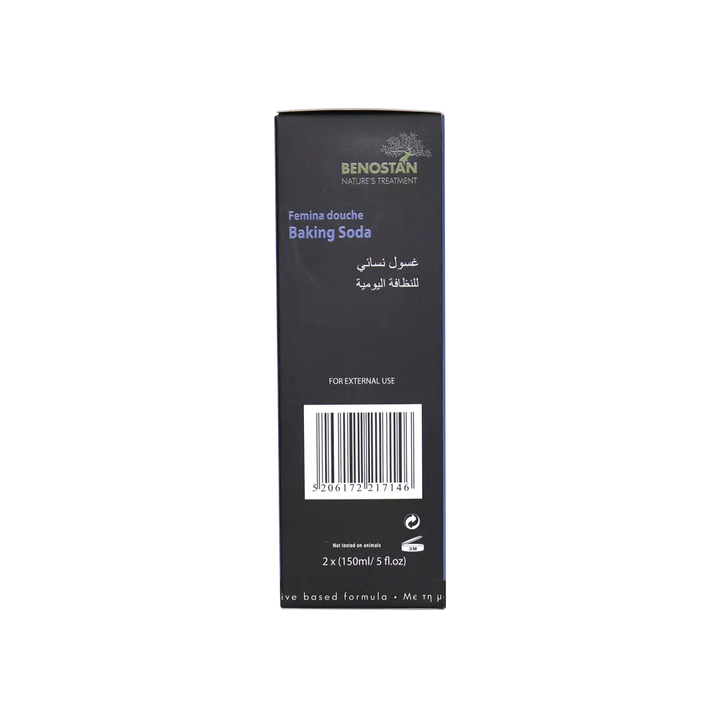 17731-Benostan Femina Baking Soda Douche 2x150ml +5
