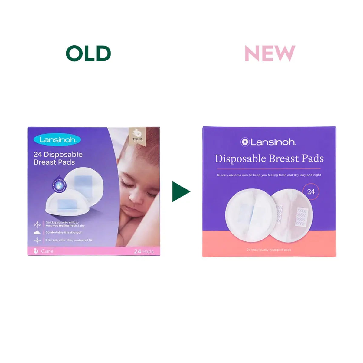 17783-Lansinoh Disposable Breast Pads 24Pcs