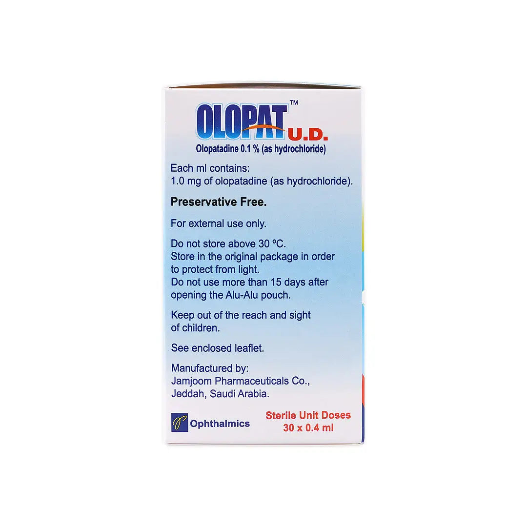 Olopat 0.1% U.D Eye Drops Solutions 30pcs