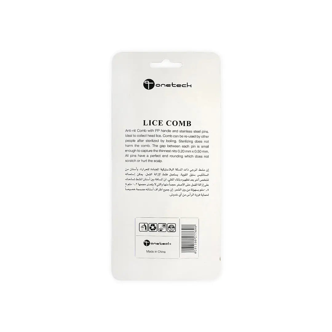 ONETECH LICE COMB HAND PLASTEC