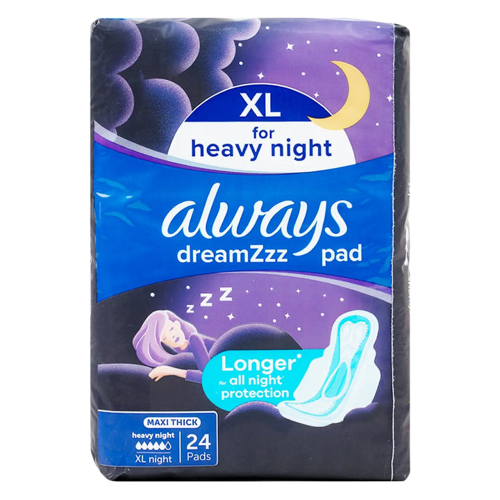 18003-Always Dreamzzz Maxi Thick XL 24 Pads +4