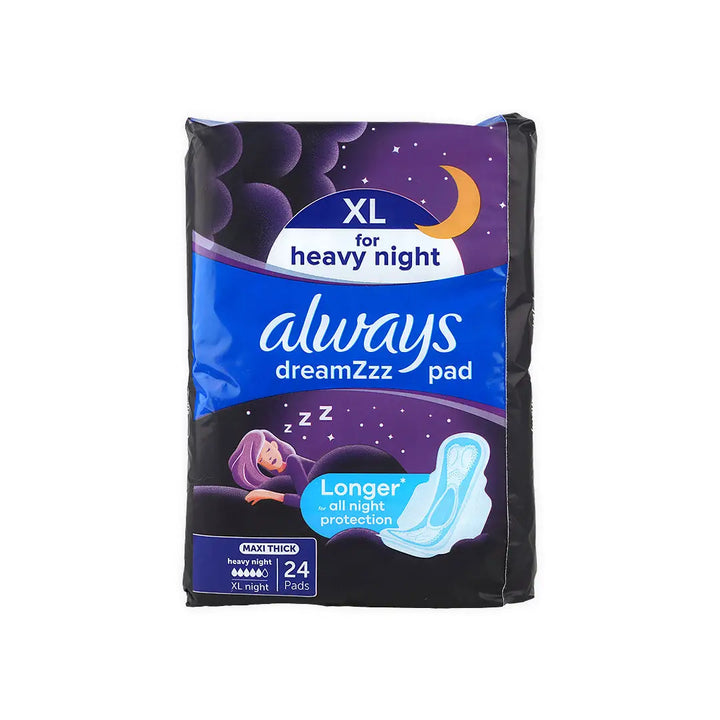 18003-Always Dreamzzz Maxi Thick XL 24 Pads