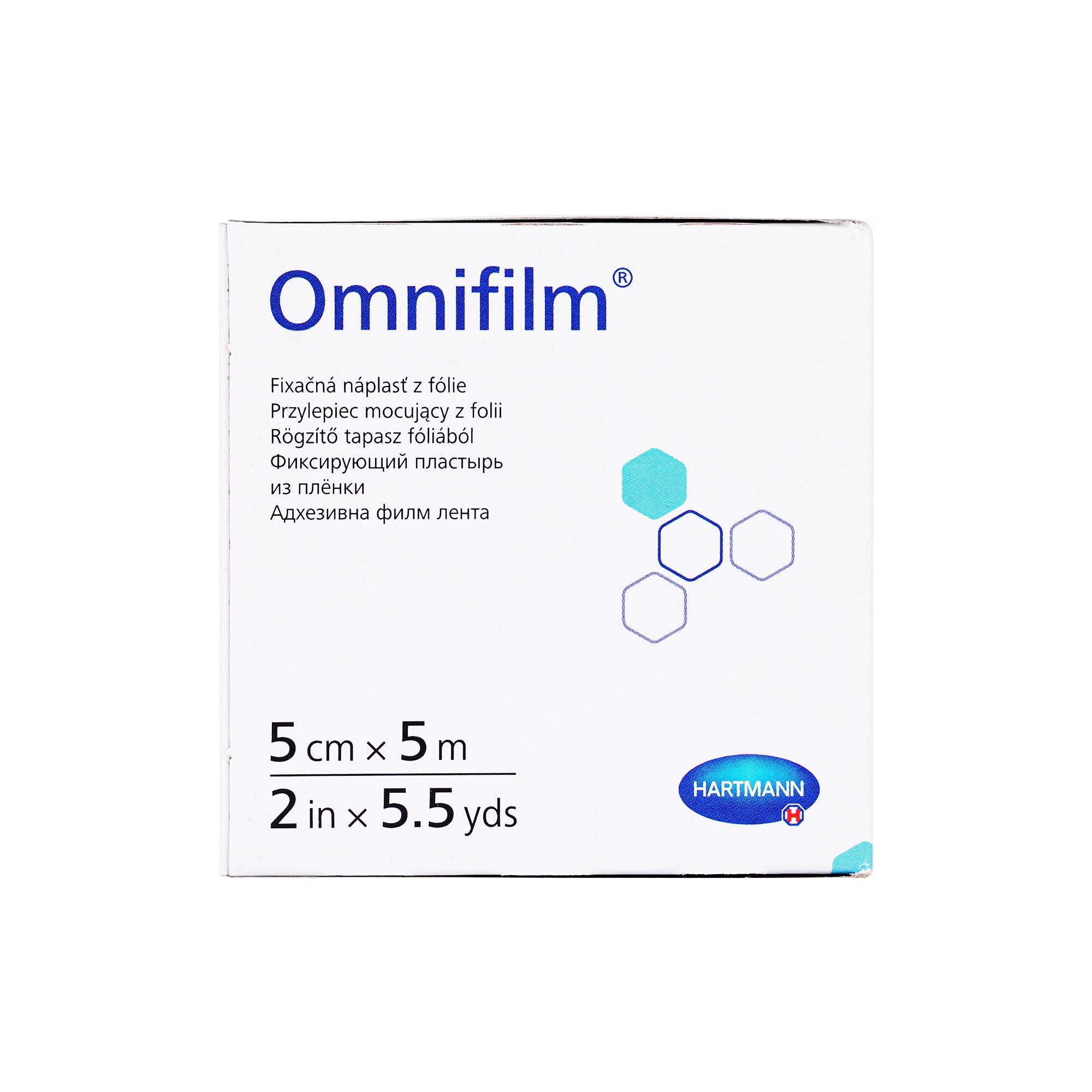 18022-Hartmann Omnifilm Tape 5cmx5m 1pc +1