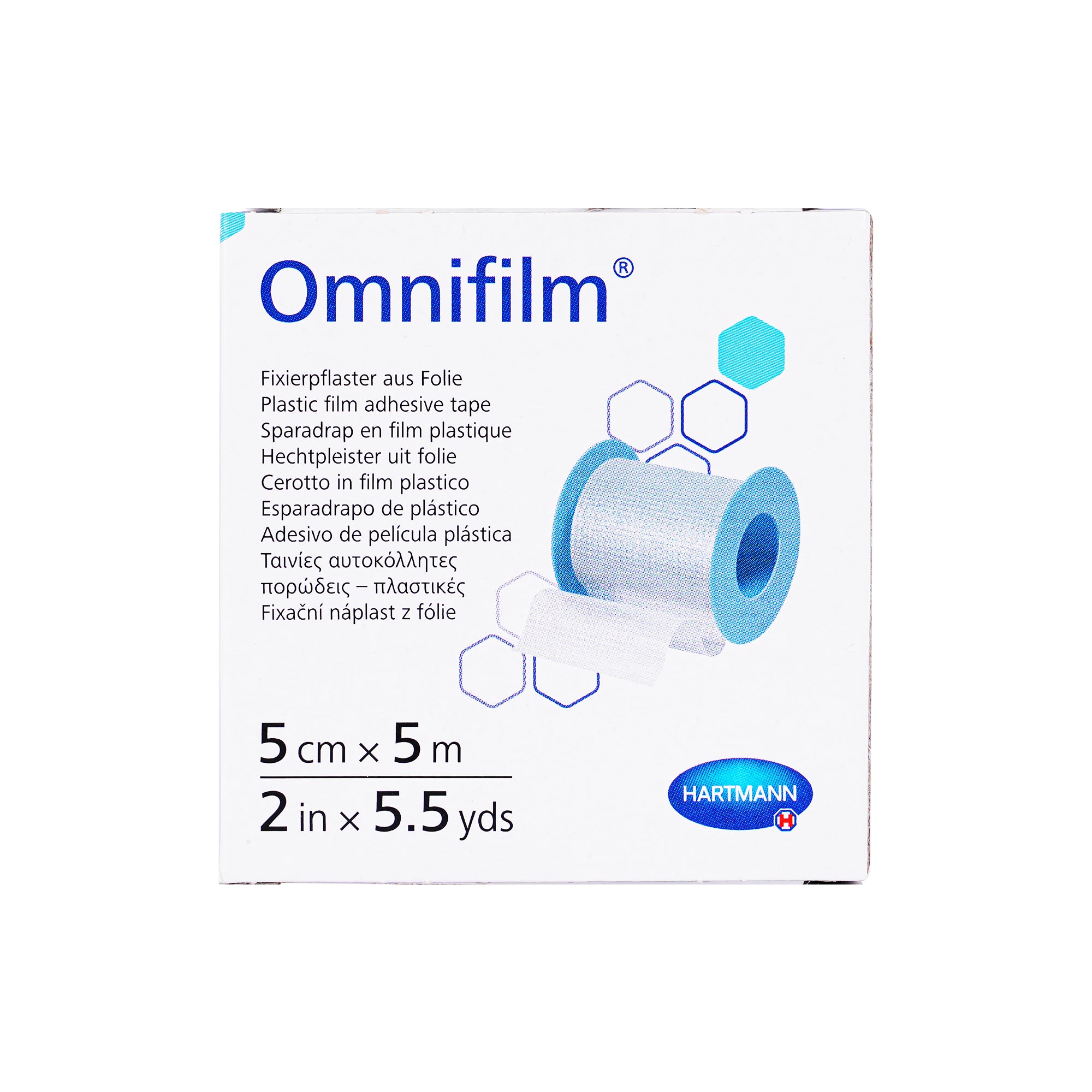 18022-Hartmann Omnifilm Tape 5cmx5m 1pc +3