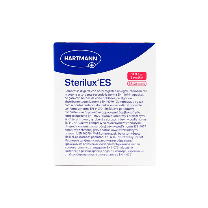 18028-Hartmann Sterilux ES 5x5cm 2*25pcs