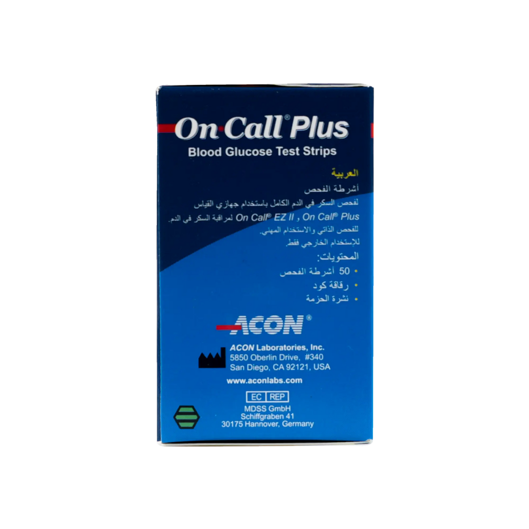18074-On Call Plus 50 Strips +2