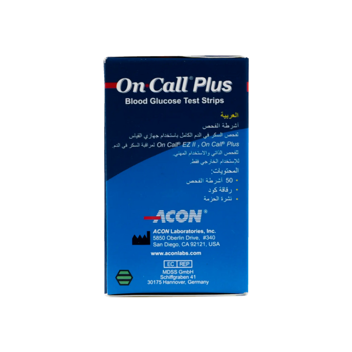 18074-On Call Plus 50 Strips +2