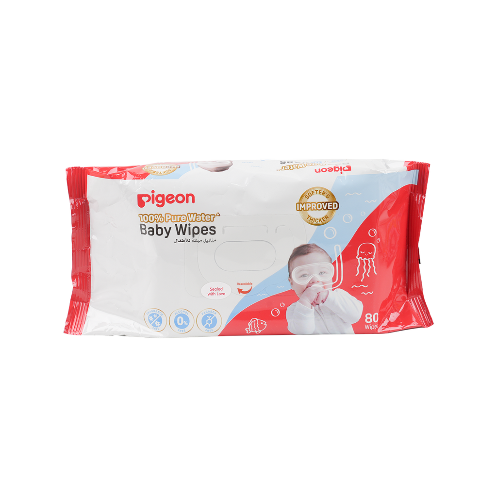 PIGEON BABY WIPES 80 PCS- 79477