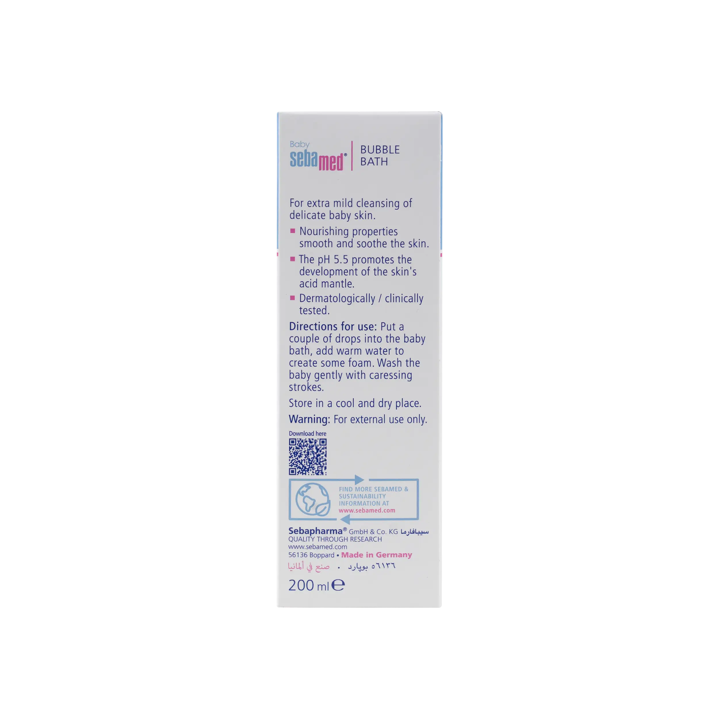 Sebamed Baby Bubble Bath 200ml