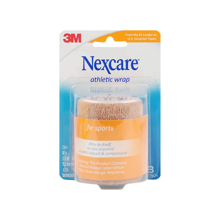 18254-Nexcare Athletic Wrap 7.62cmx2m Light Brown- 6863