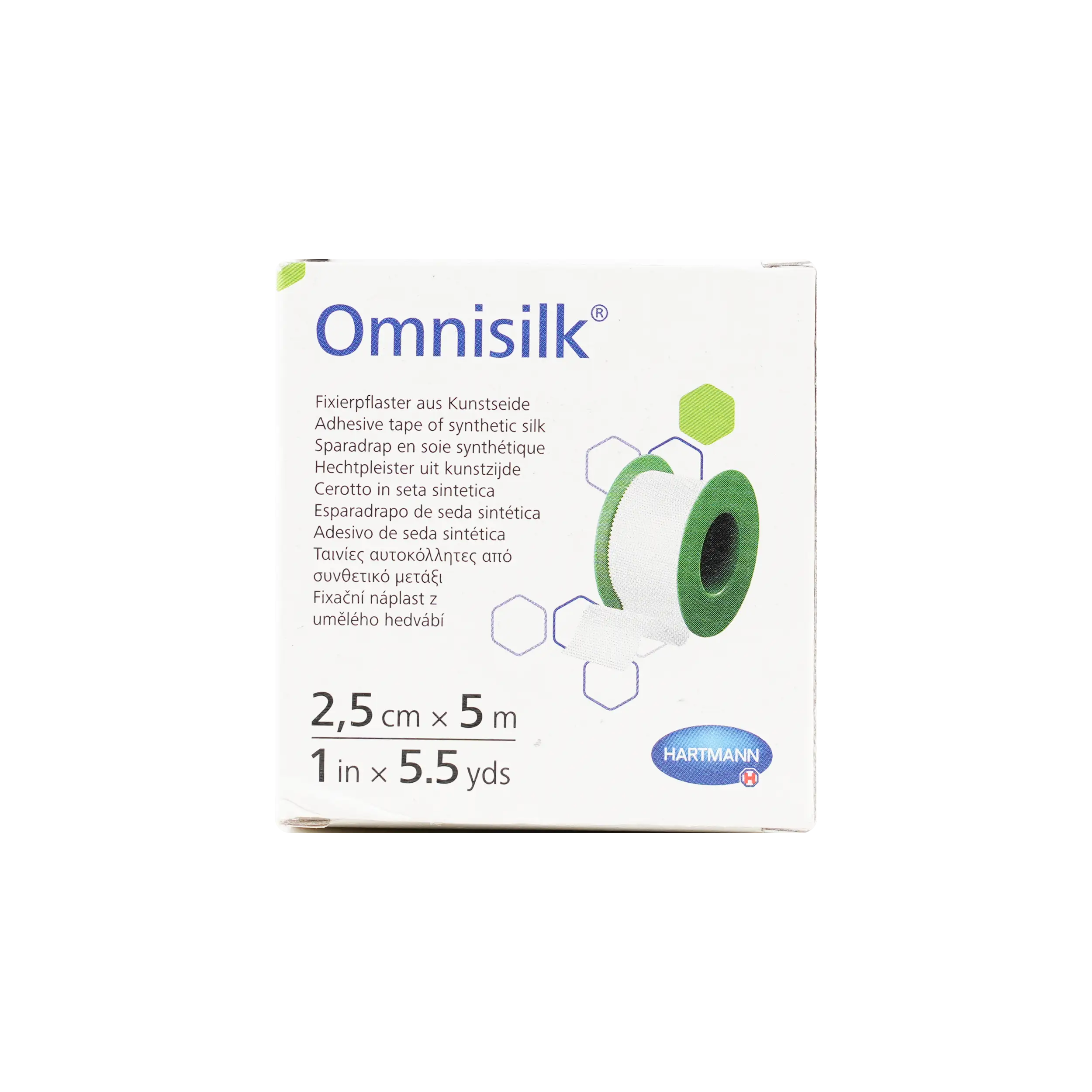 Hartmann Omnisilk Tape 2.5cmx5m 1pc
