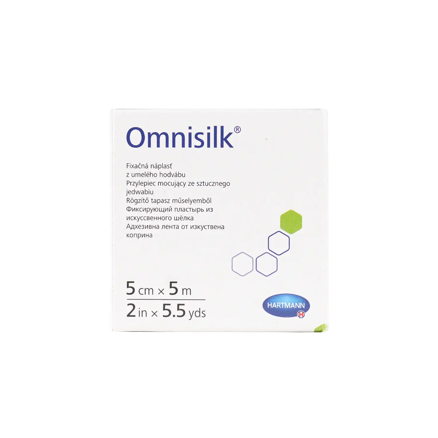 Hartmann Omnisilk Tape 5cmx5m 1pc