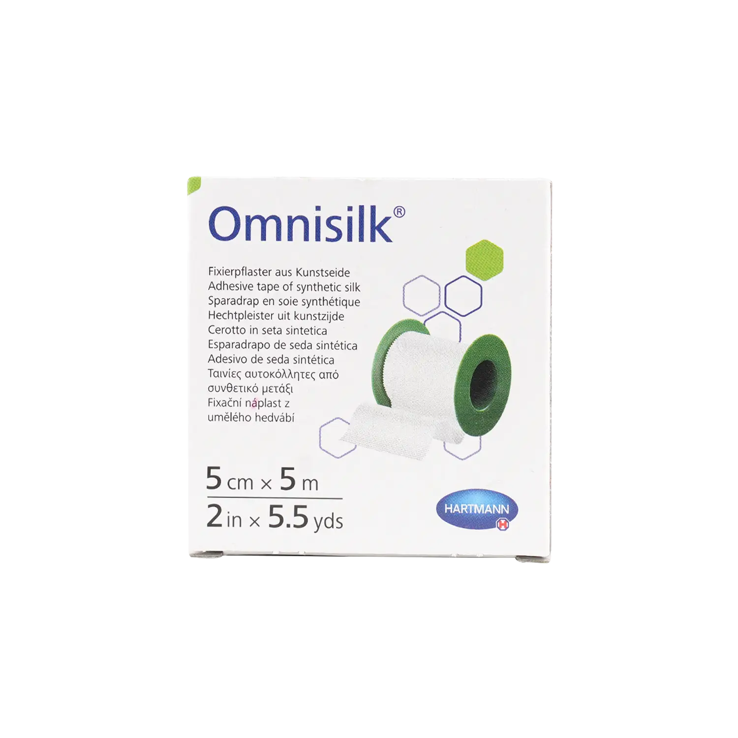 Hartmann Omnisilk Tape 5cmx5m 1pc