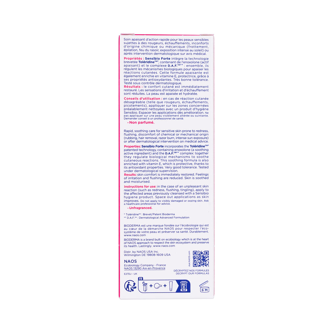 18381-Bioderma Sensibio Forte Cr 40ml +3