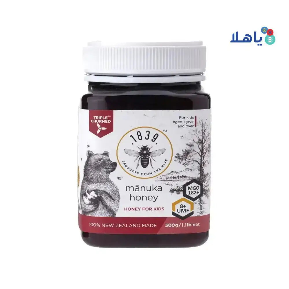 1839 HONEY - 1839 Manuka Honey For Kids Mgo182+ (Umf8+) 500g - Pharmazone - 