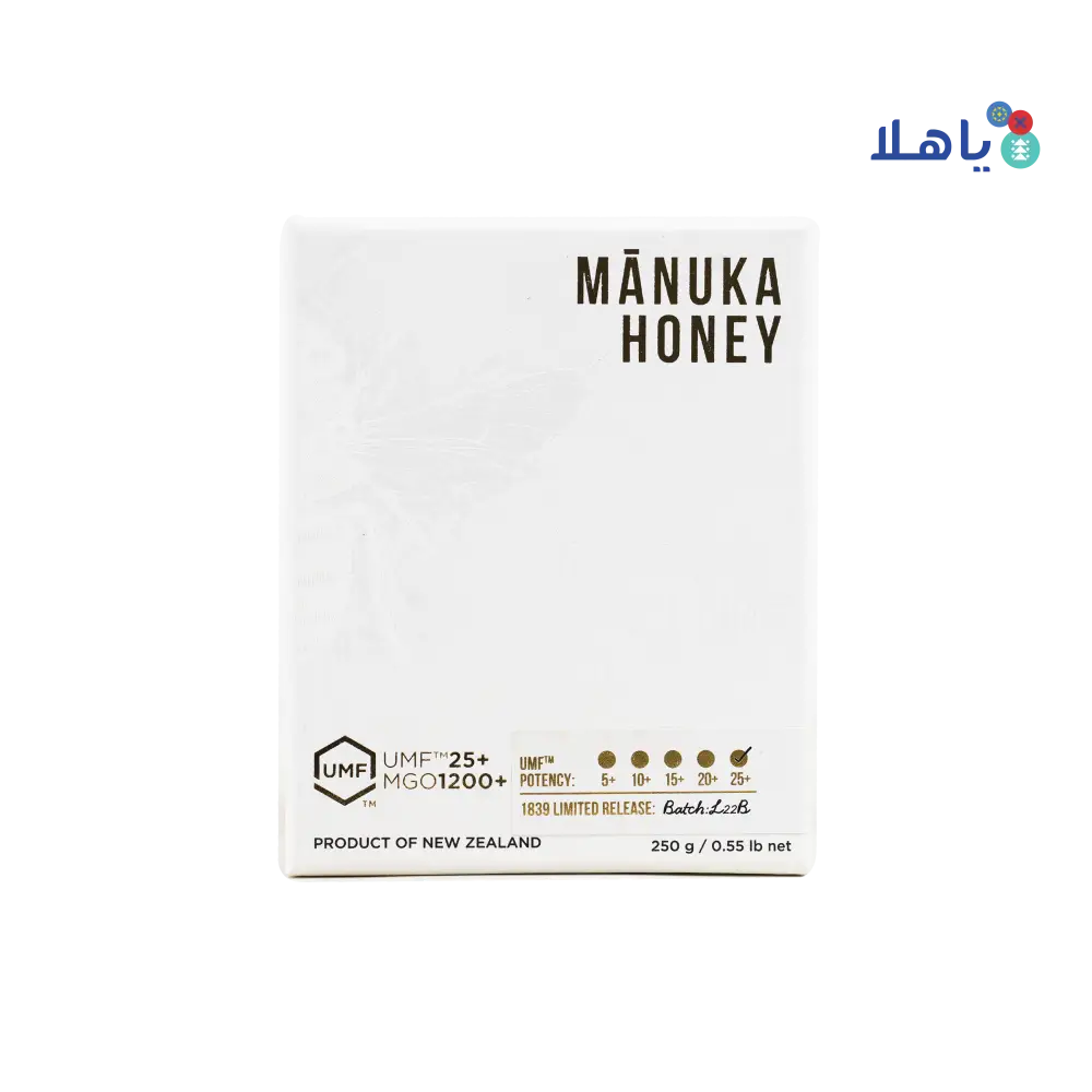 1839 Manuka Honey (Umf 25 + Mgo 1200+) 250g