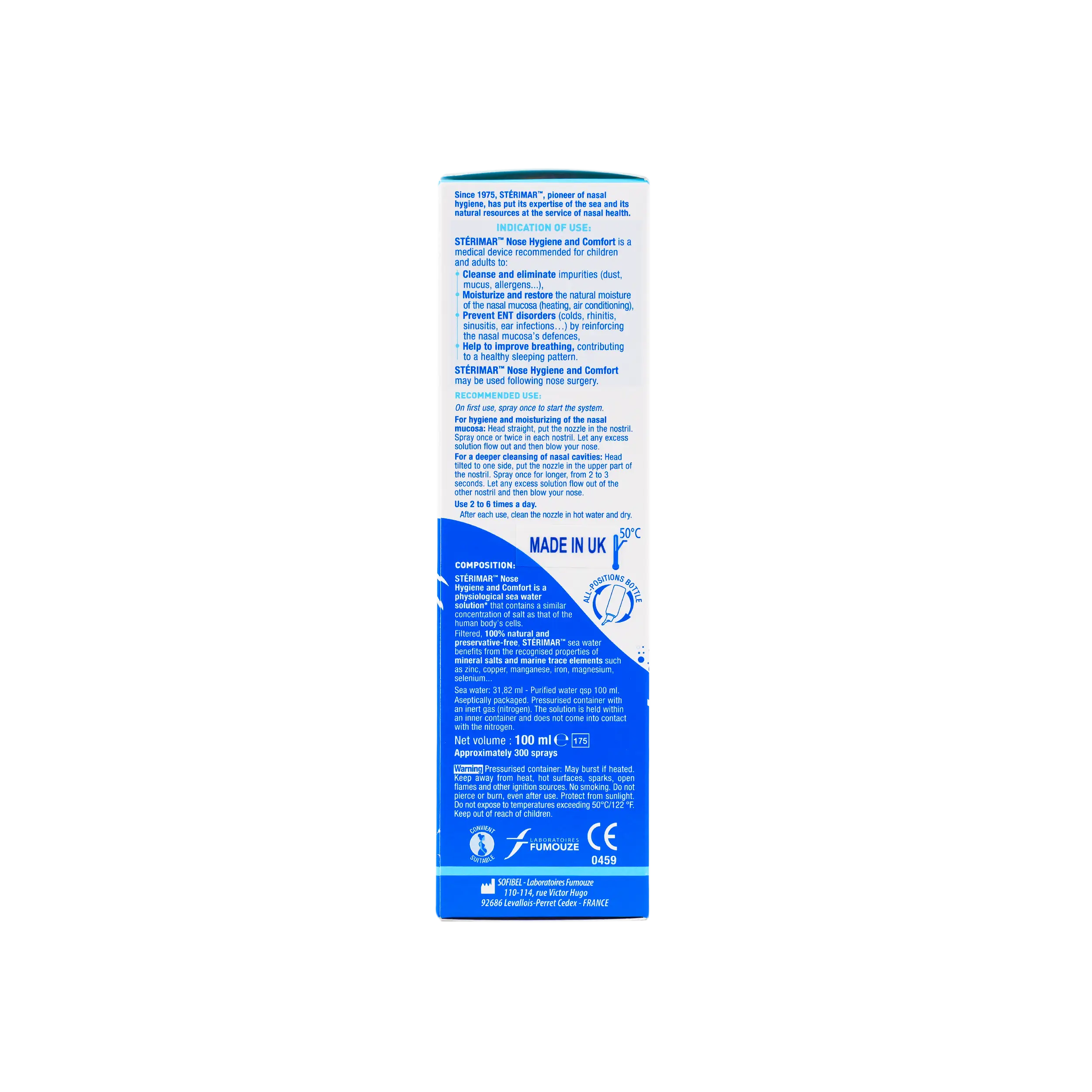 Sterimar Nasal Hygiene Spray 100 Ml
