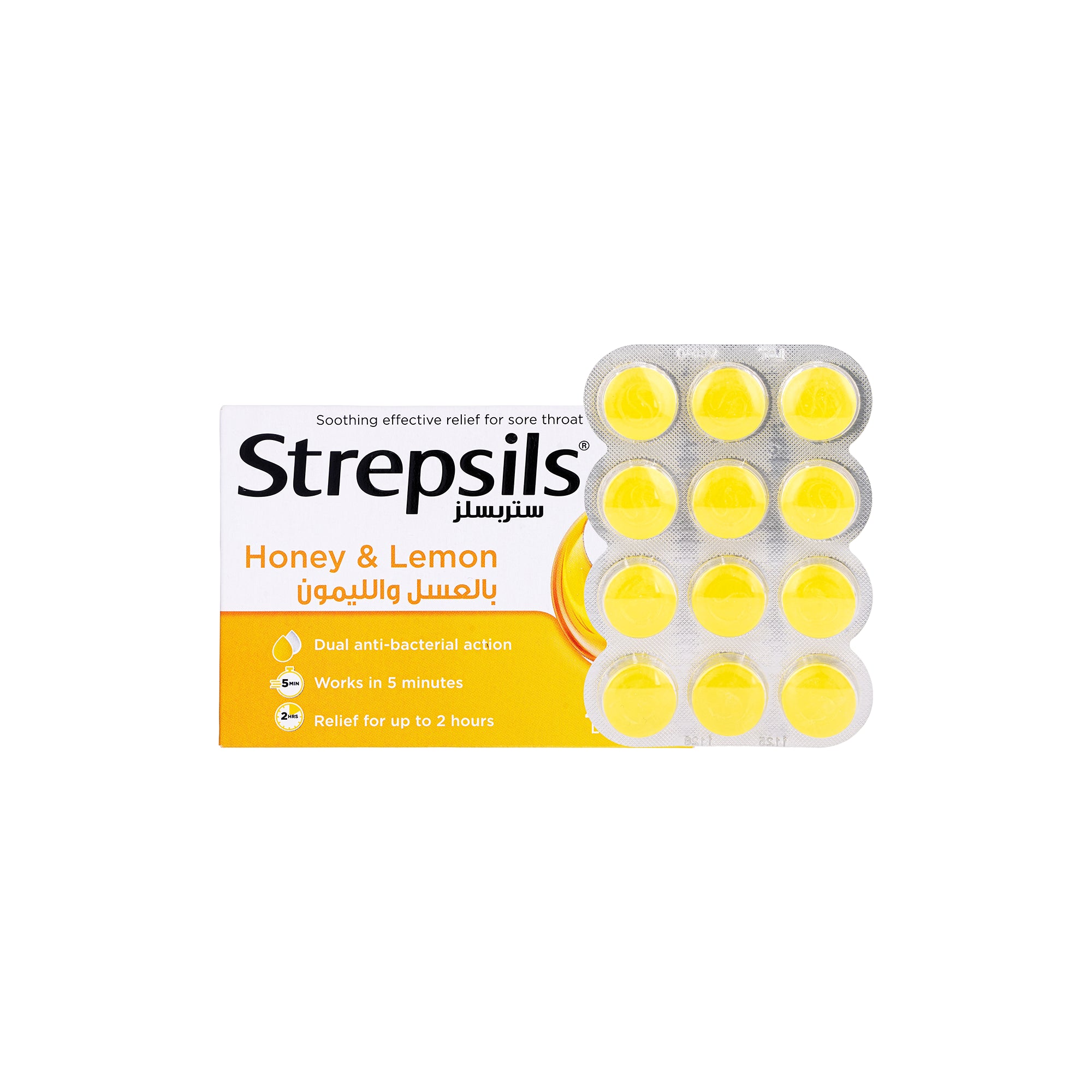 18411-Strepsils Honey & Lemon 24 Lozenges +2