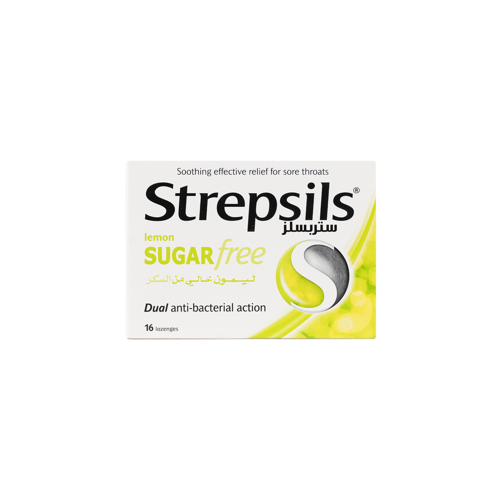 STREPSILS LEMON (SUGAR FREE) 16 LOZ.