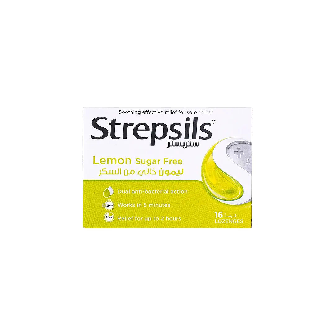 Strepsils Lemon (Sugar Free) 16 Lozenges