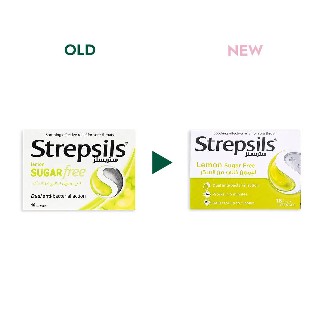 Strepsils Lemon (Sugar Free) 16 Lozenges