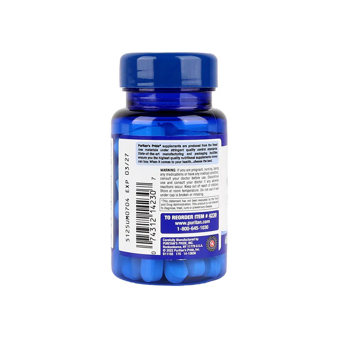 18416-Puritans Pride Calcium 600+Vit.D 60 Tab +1