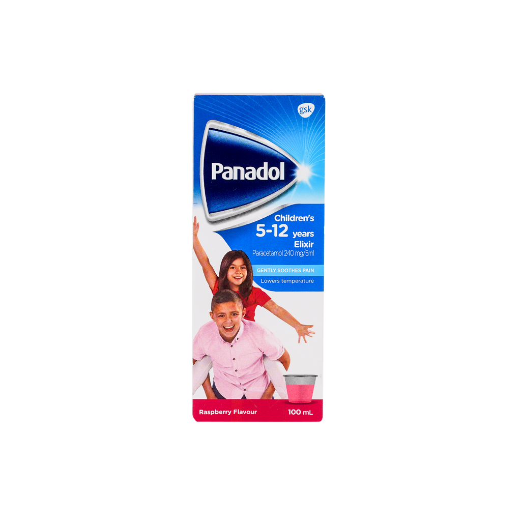 PANADOL ELIXER KIDS 5-12 YEARS SYRUP 100ML