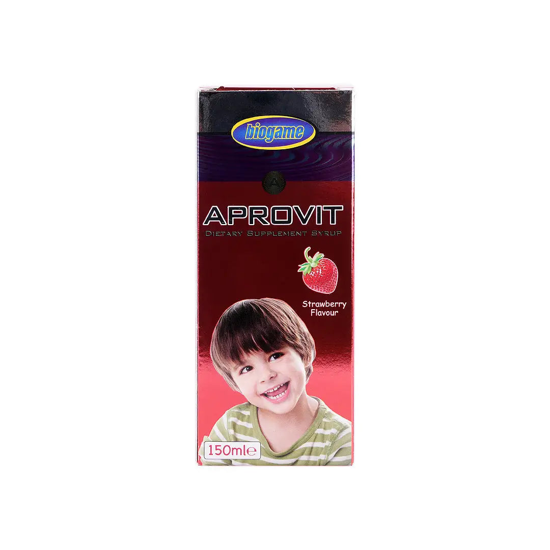 18483-Aprovit Strawberry Flavor Syrup 150ml +1