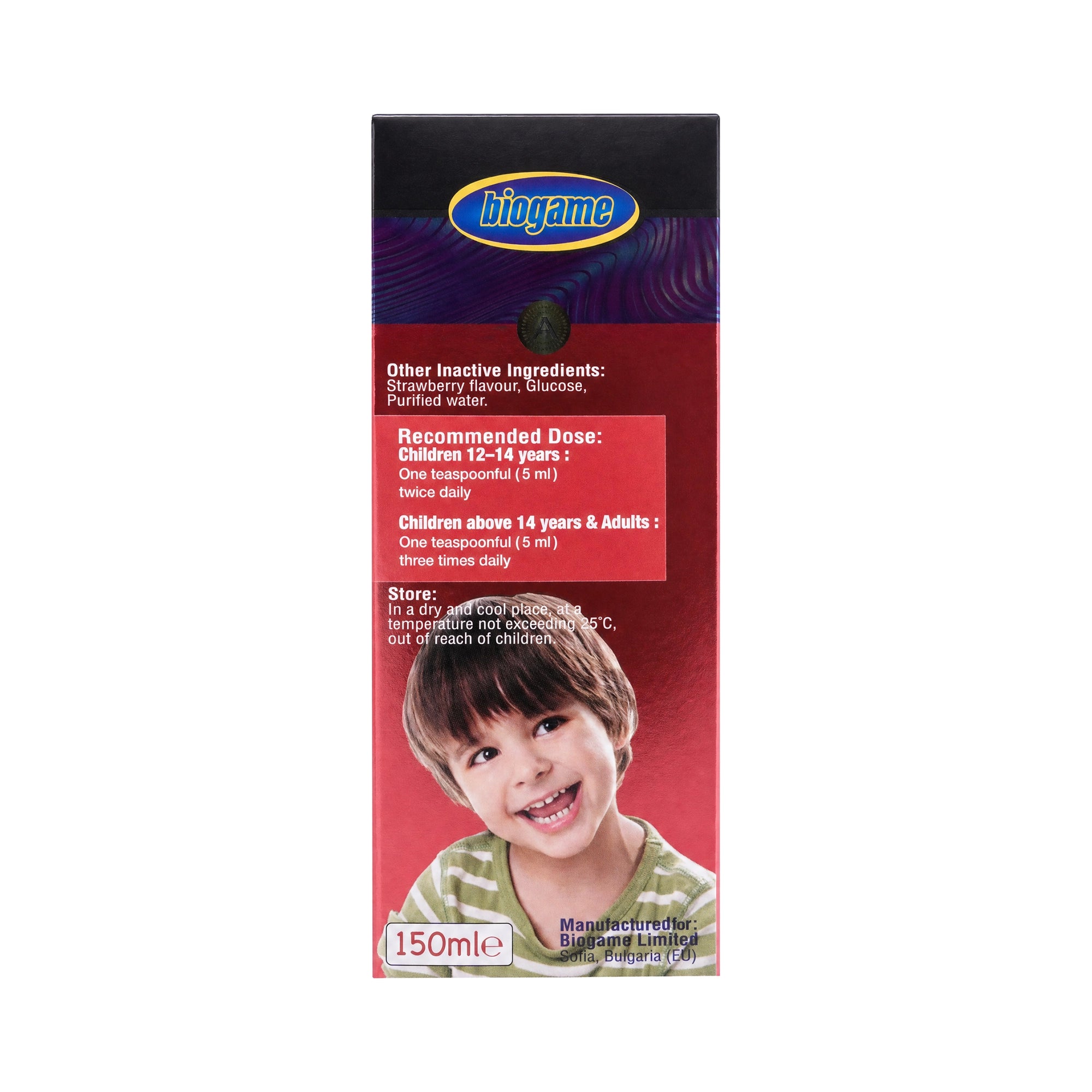 18483-Aprovit Strawberry Flavor Syrup 150ml +2