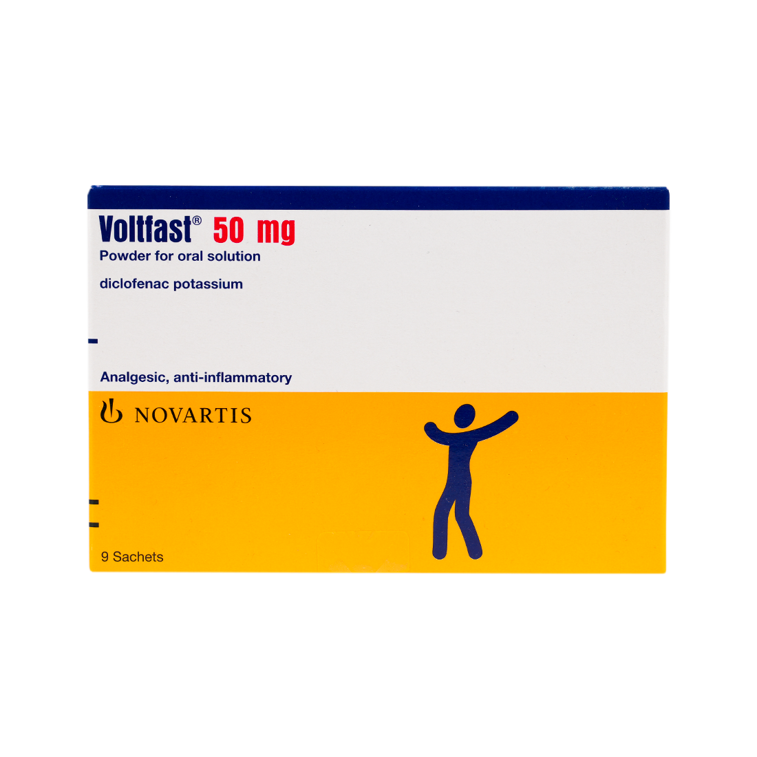 VOLTFAST 50 MG 9 SACHETS