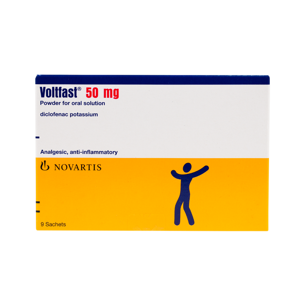 VOLTFAST 50 MG 9 SACHETS