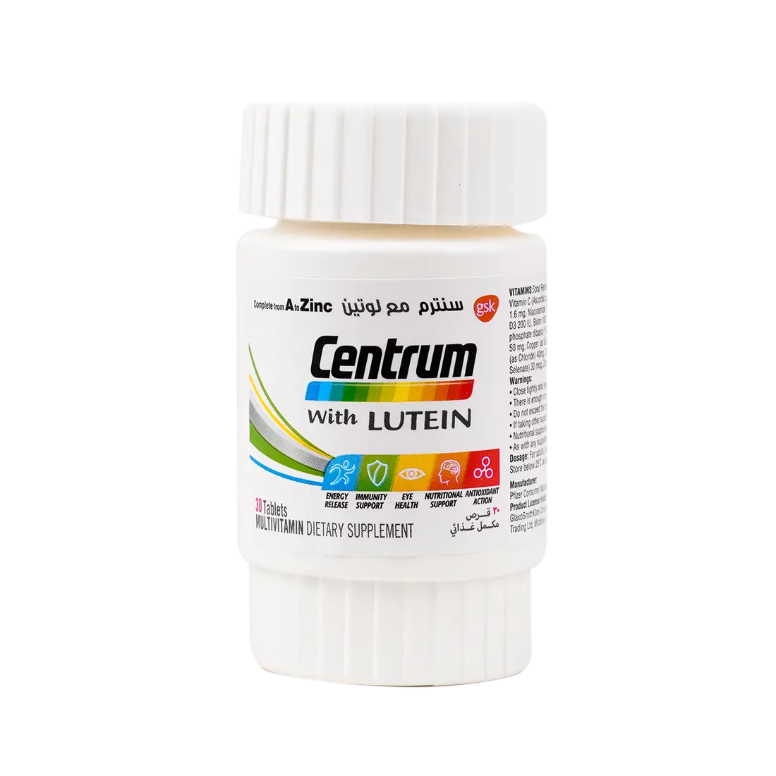 18557-Centrum Lutein 30 Tab