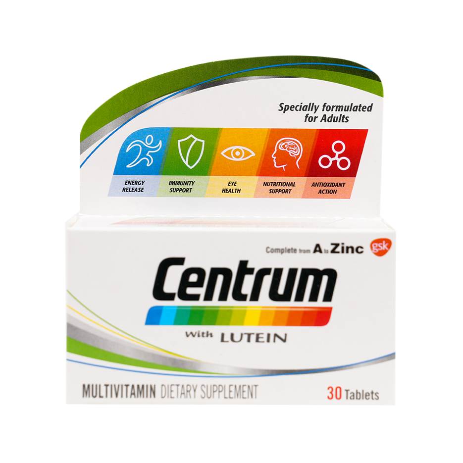 CENTRUM LUTEIN 30 TAB