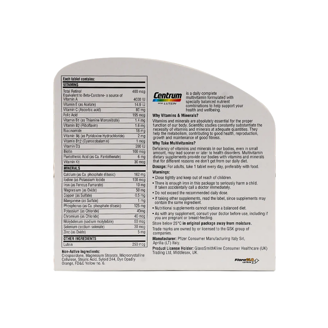 18558-Centrum Lutein 100 Tab +2