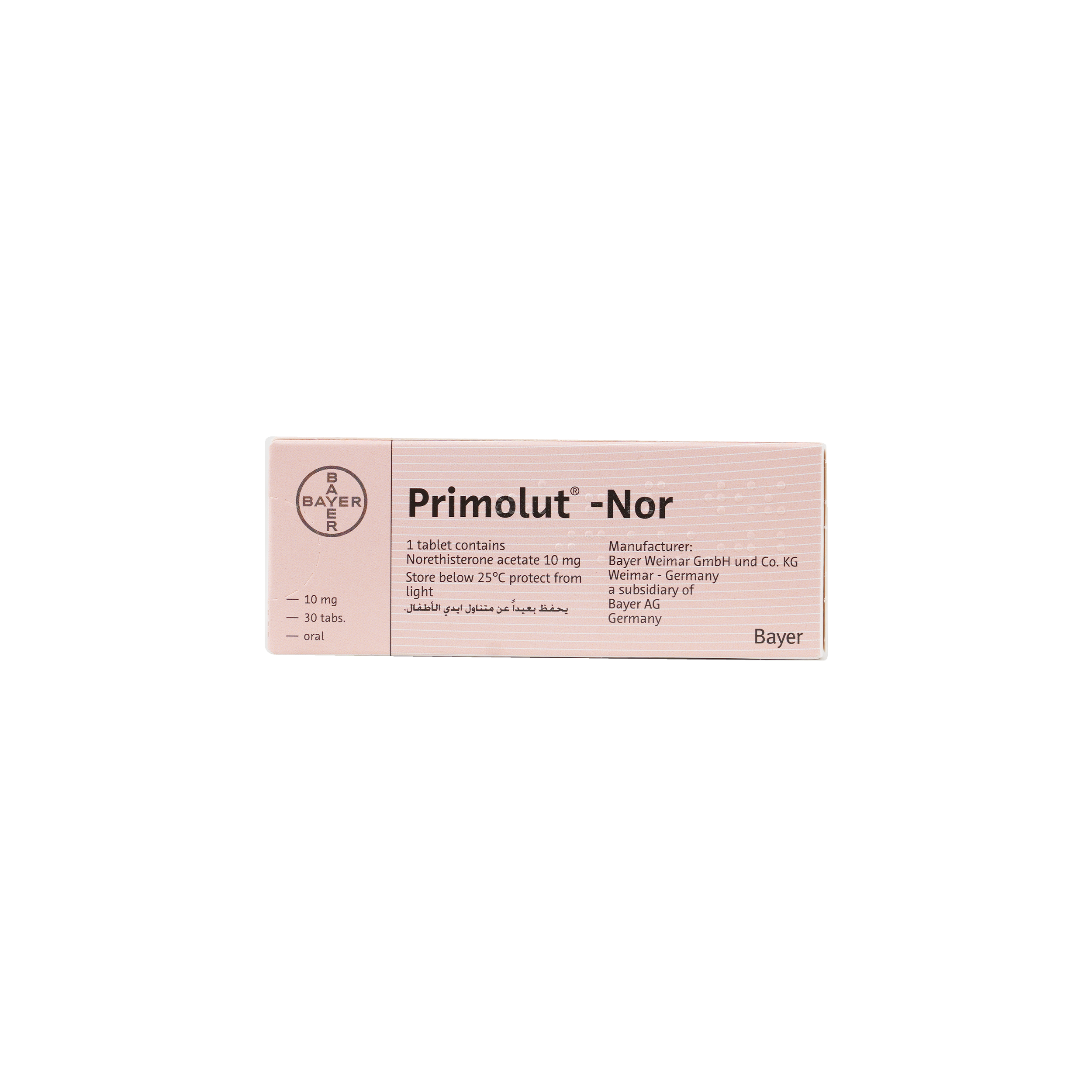 PRIMOLUT NOR 10 MG 30 TAB