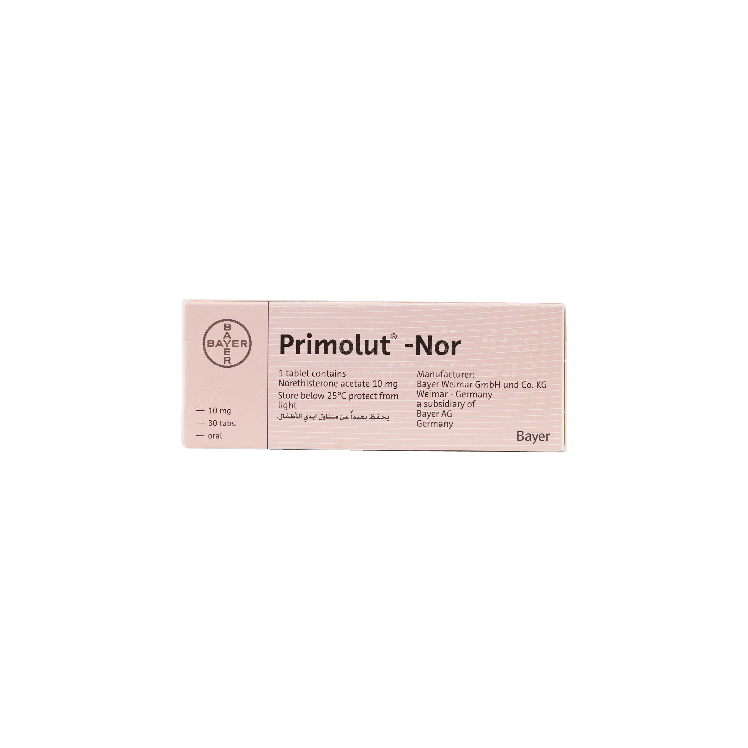 Primolut Nor 10 Mg 30 Tab