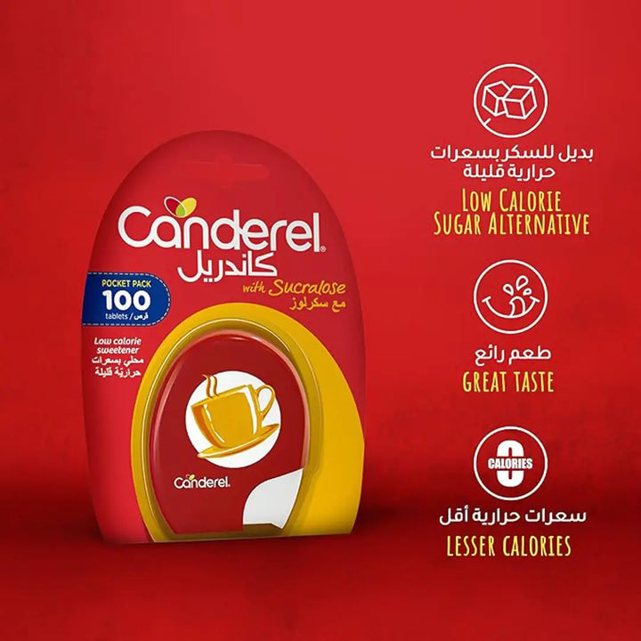 18573-Canderel Sweetner Sucralose Tablet 100pcs +1