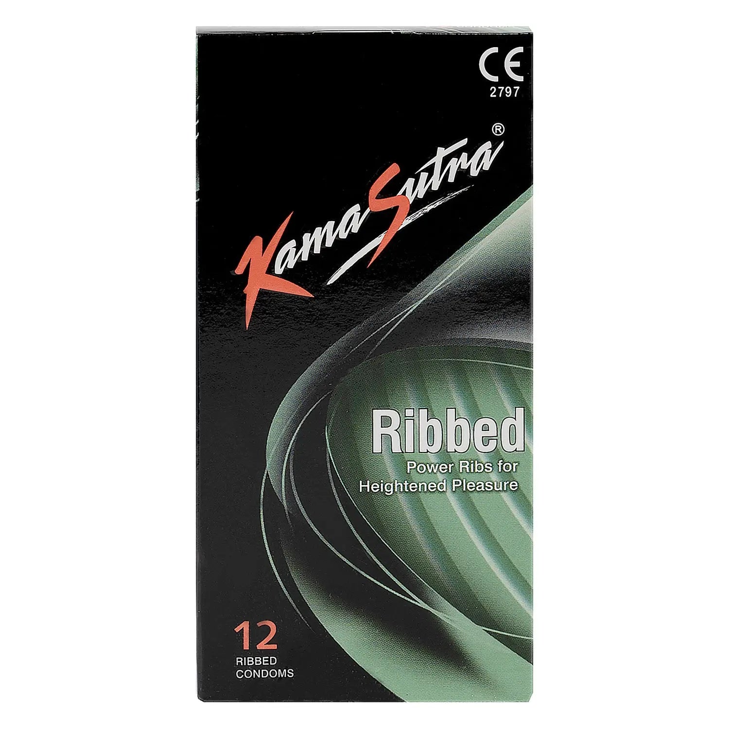 Kamasutra Ribbed Condoms 12pcs