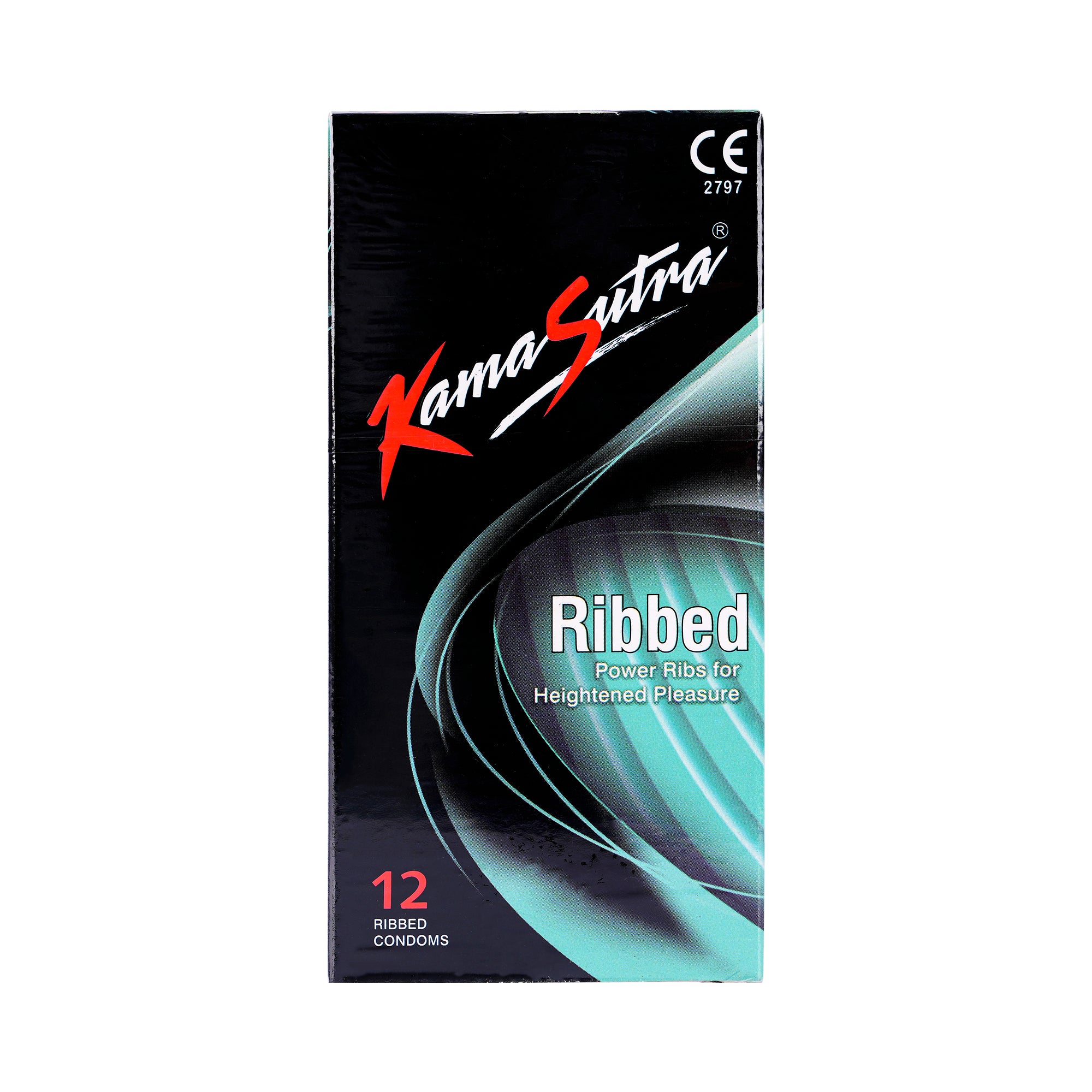 18621-Kamasutra Ribbed Condoms 12pcs