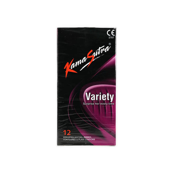 18622-Kamasutra Variety Condoms 12pcs