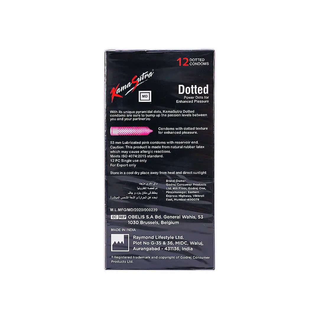Kamasutra Dotted Condoms 12pcs