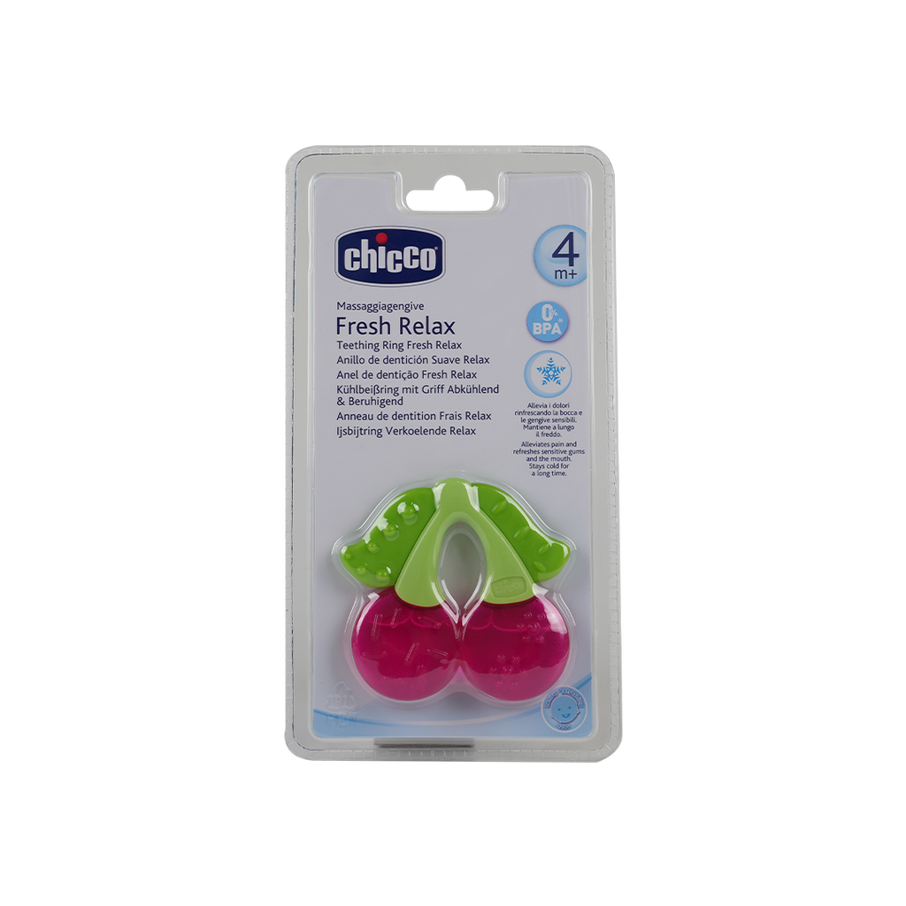 Chicco Fresh Relax Teether Cherry (4M+)-6843